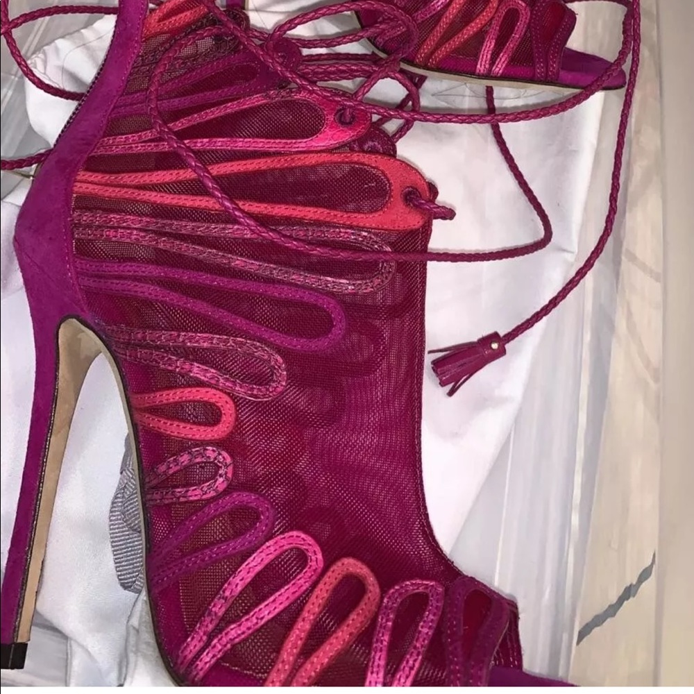 Jimmy Choo PINK Ankle Booties